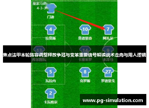 焦点法甲本轮阵容调整释放争冠与变革重要信号解读战术走向与用人逻辑