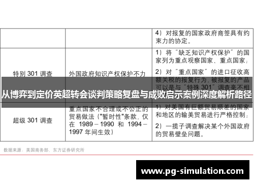 从博弈到定价英超转会谈判策略复盘与成败启示案例深度解析路径